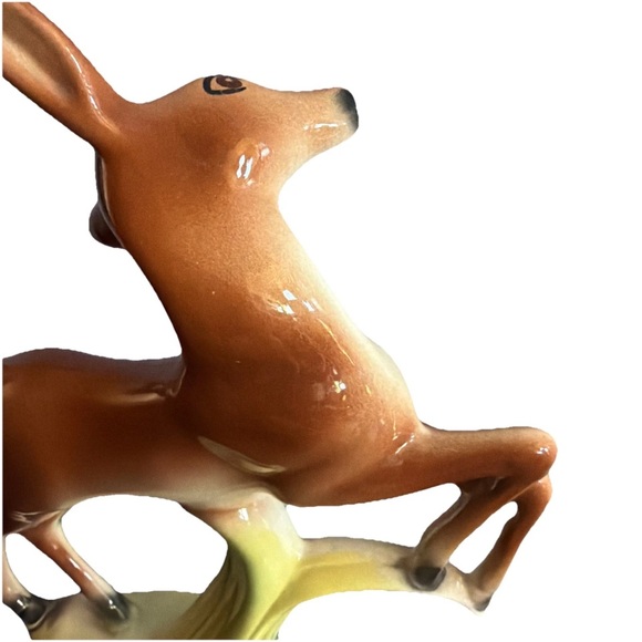 Vintage 1940’s Ceramic Deer Pair Pottery Figurines Stewart McCulloch Calif - Picture 5 of 11